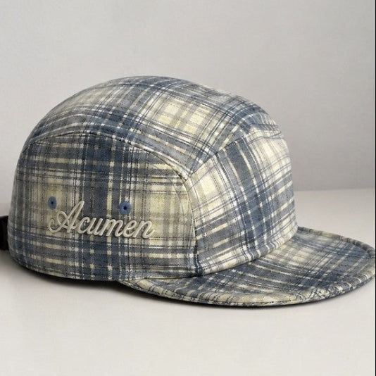Acumen Plaid Panel Cap
